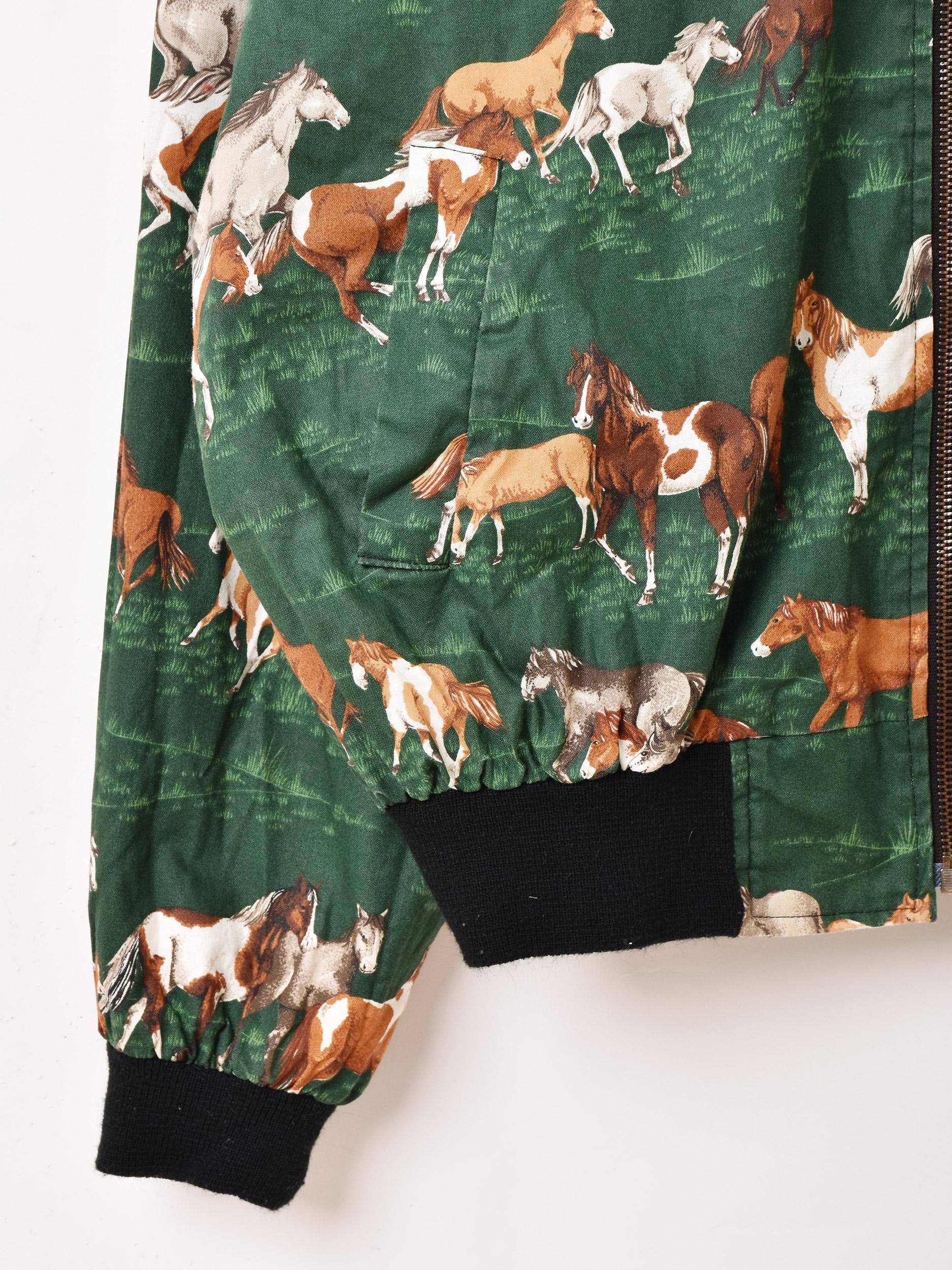 ジャケット　千鳥格子柄　裏地スカーフ柄　アニマル　馬　レトロ柄　ウール　古着 中古・古着通販】adidas (アディダス) 千鳥柄トサイドライントラック