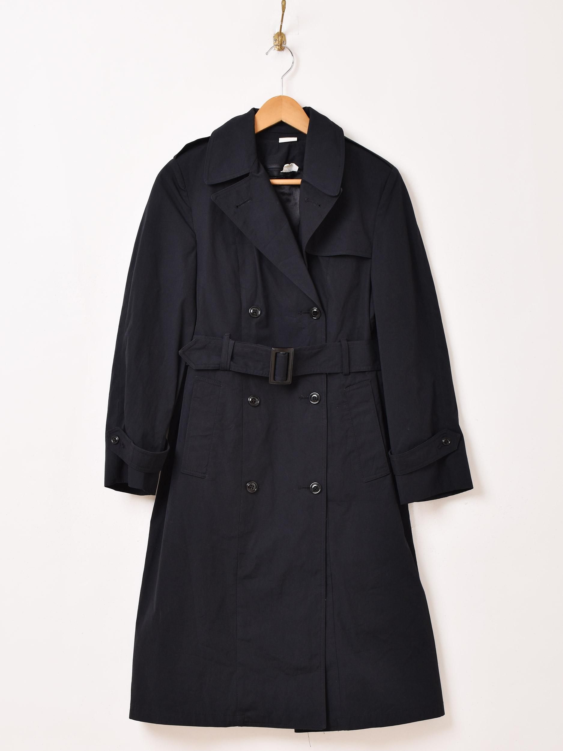 U.S NAVY ブラックトレンチコート | レディース - 古着屋
