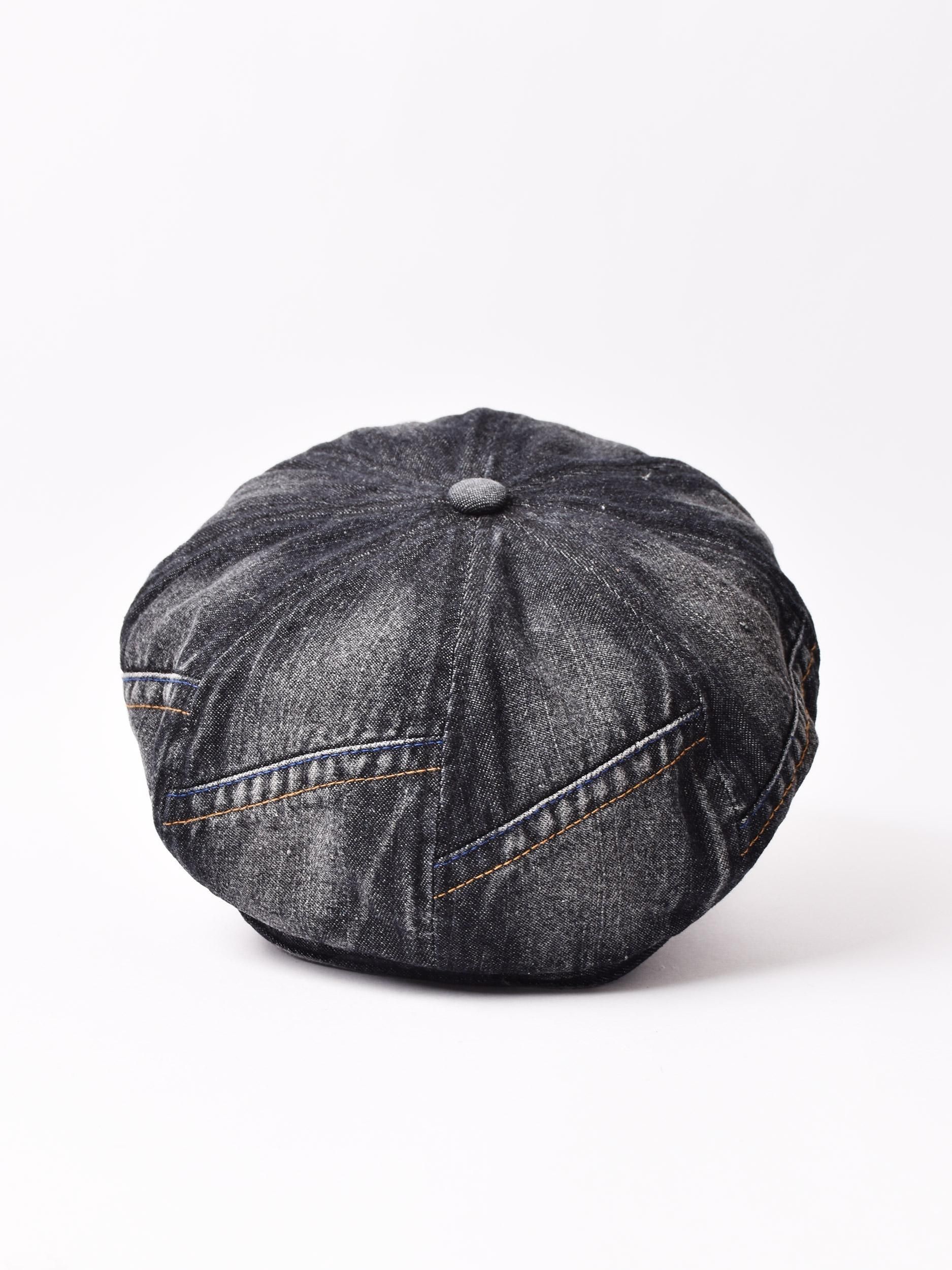 デニムキャスケット | ステッチデザイン - 古着屋グレープフルーツ