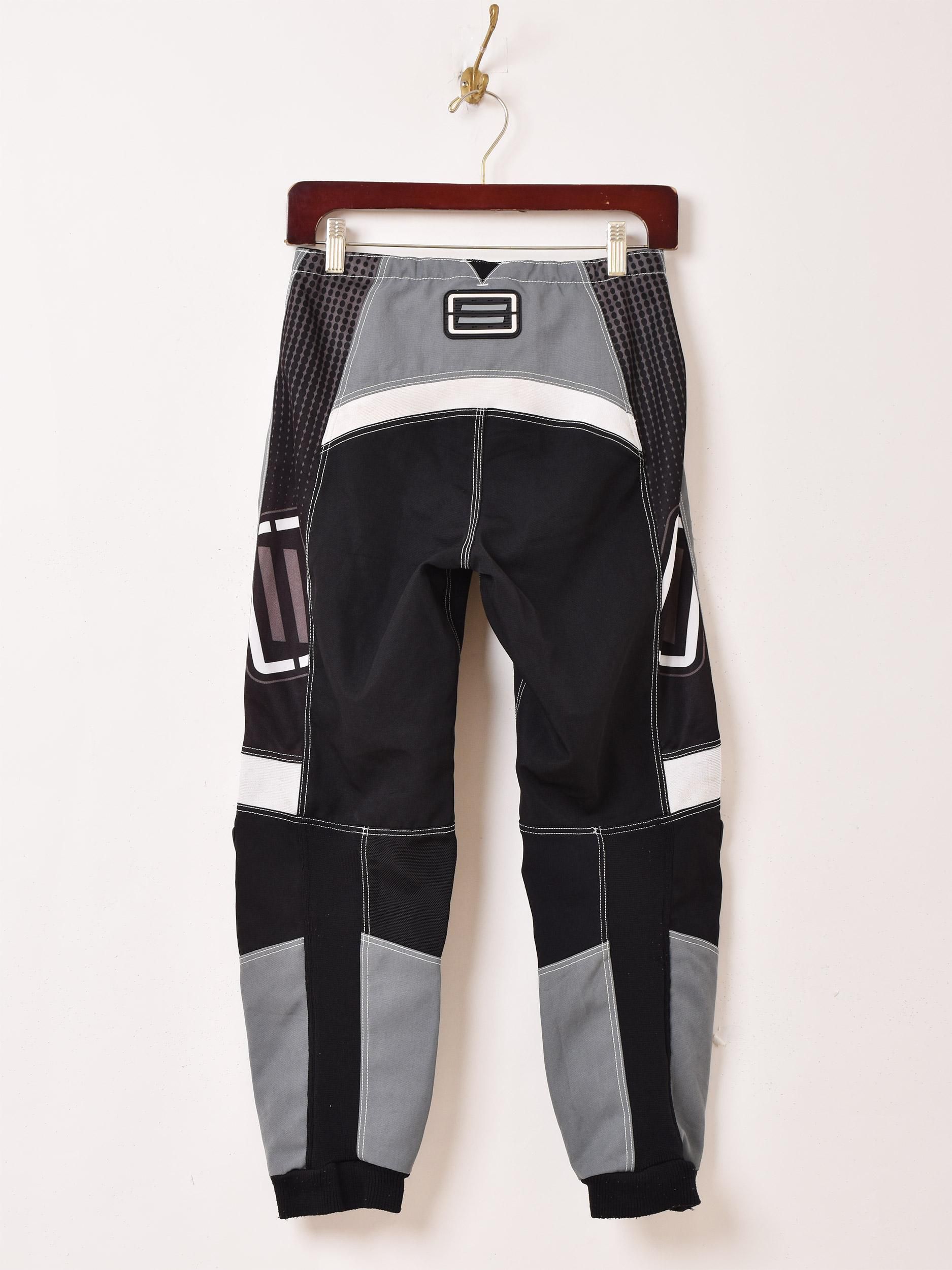 ✭M　パンツ　レーシング　モトクロス　黒×白×グレー　プロテクター　綺麗✭ SHIFT モトクロスパンツ | レーシングパンツ - 古着屋
