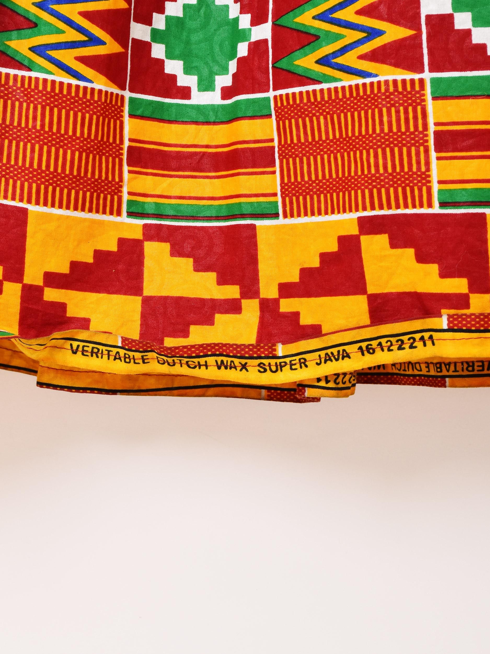 アフリカンバティック マキシスカート | ロングスカート - 古着屋