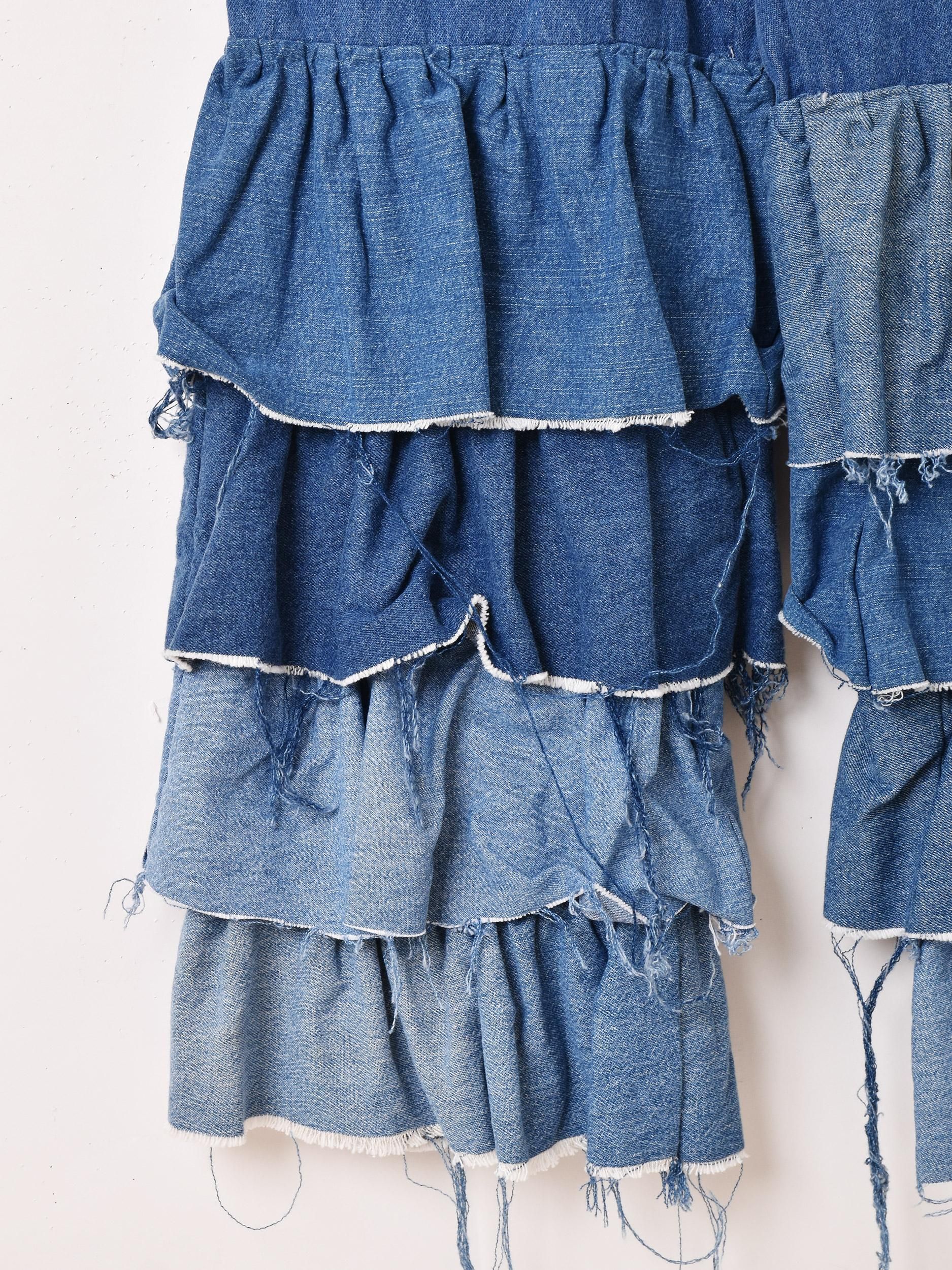 リメイク フリル デニムパンツ | カジュアルアイテム - 古着屋