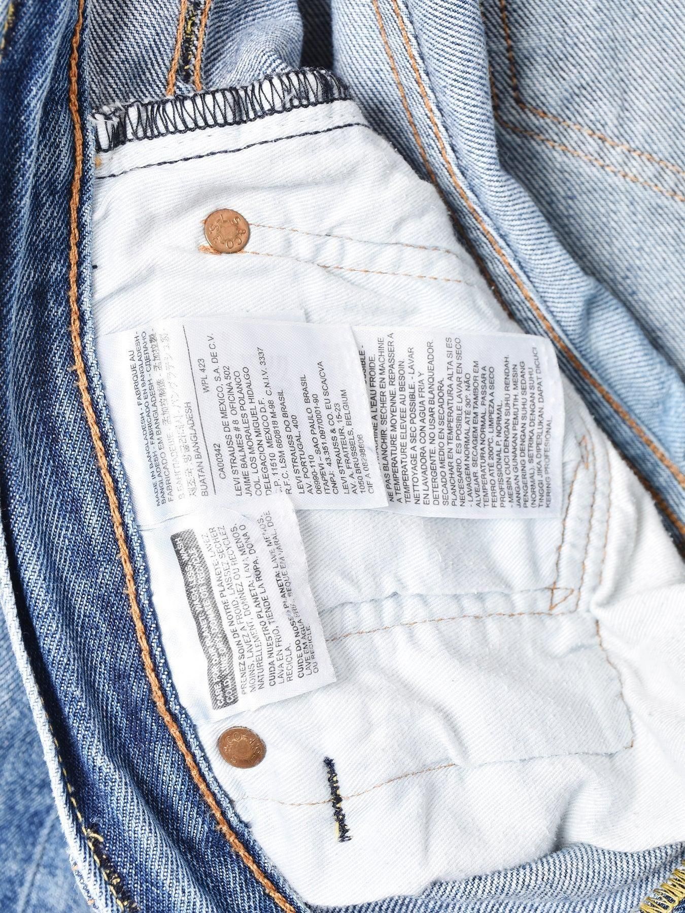 リメイク Levi's 501 | ダメージデニムパンツ W35 - 古着屋