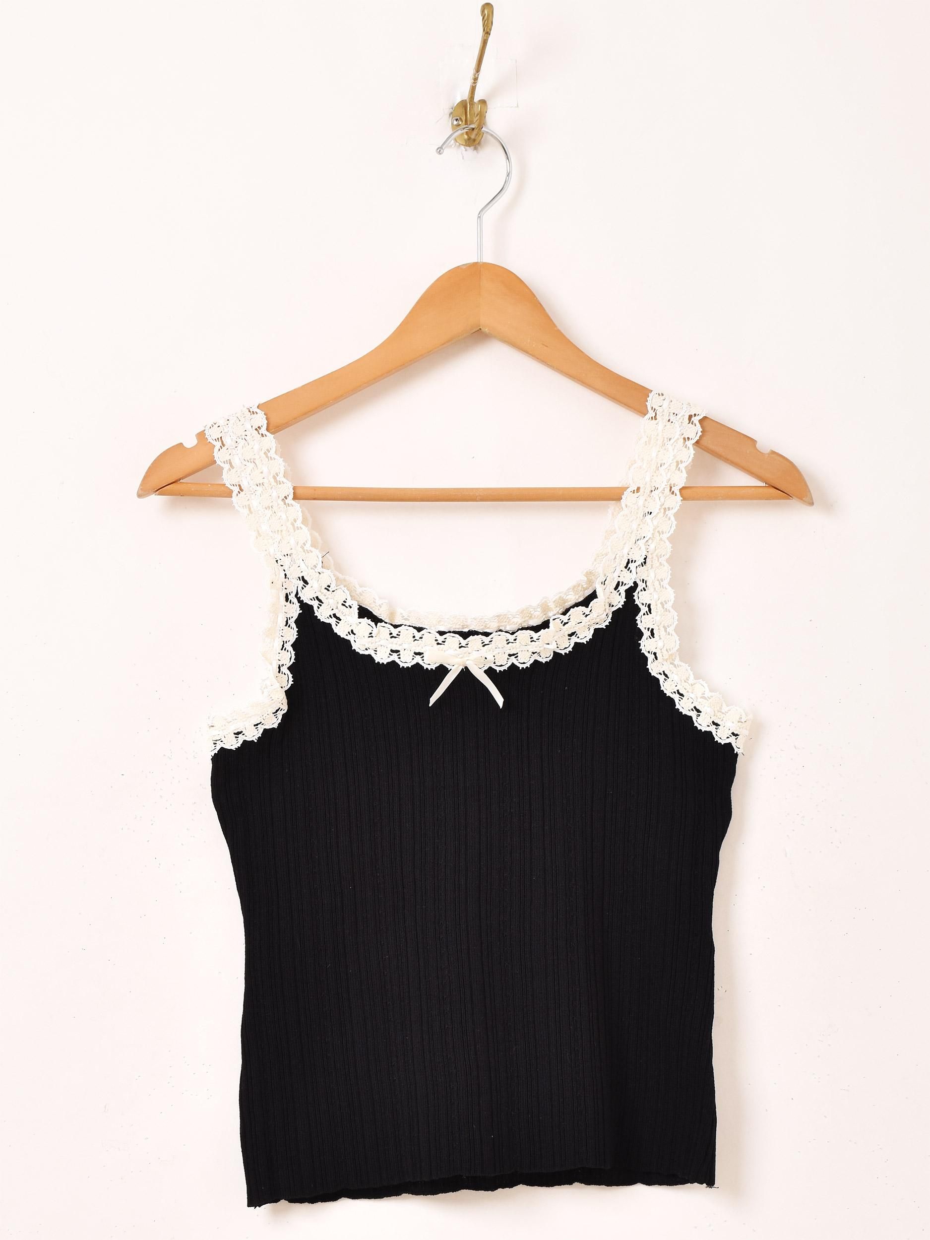melt the lady レースキャミソール meltthelady グレー meltthelady Lace logo camisole