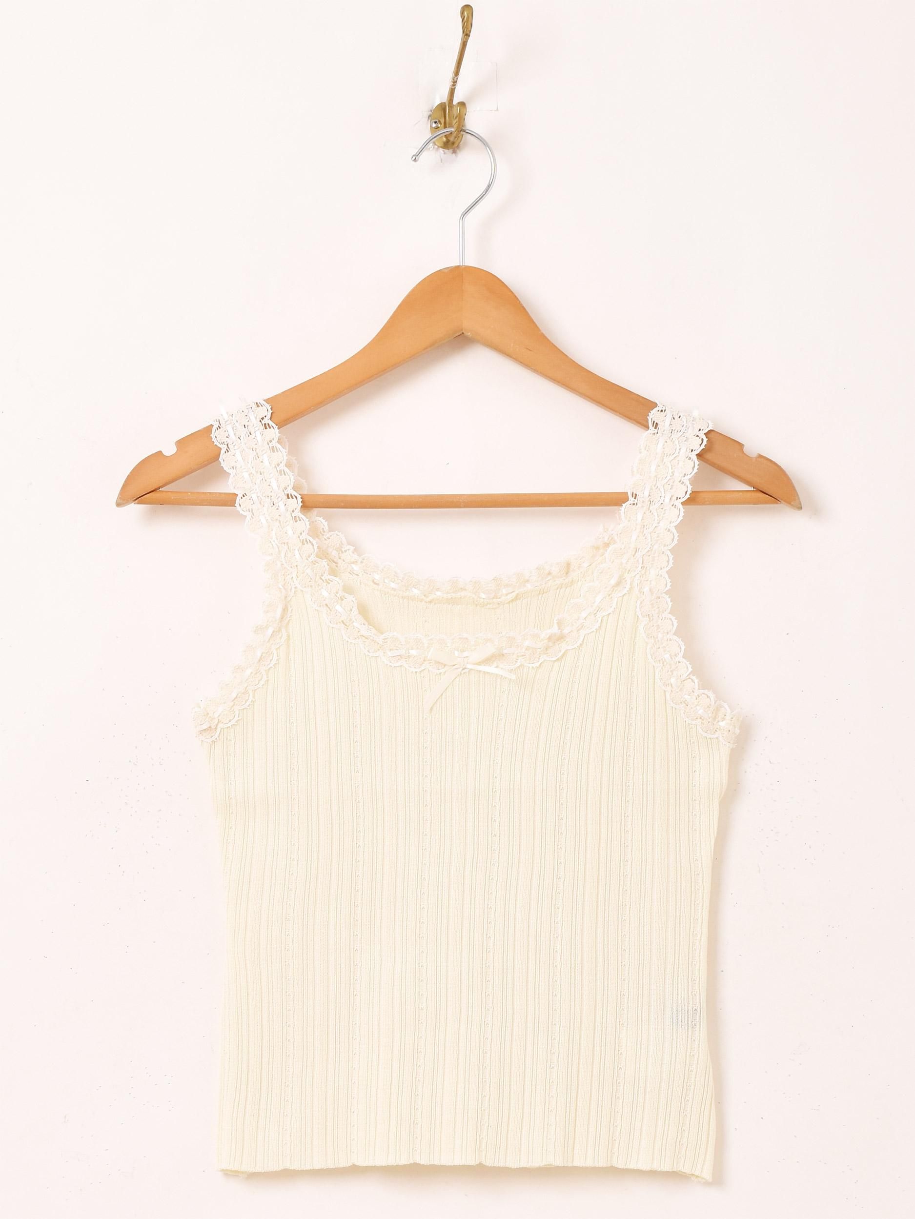 melt the lady レースキャミソール meltthelady グレー melt the lady レースキャミソール meltthelady グレー