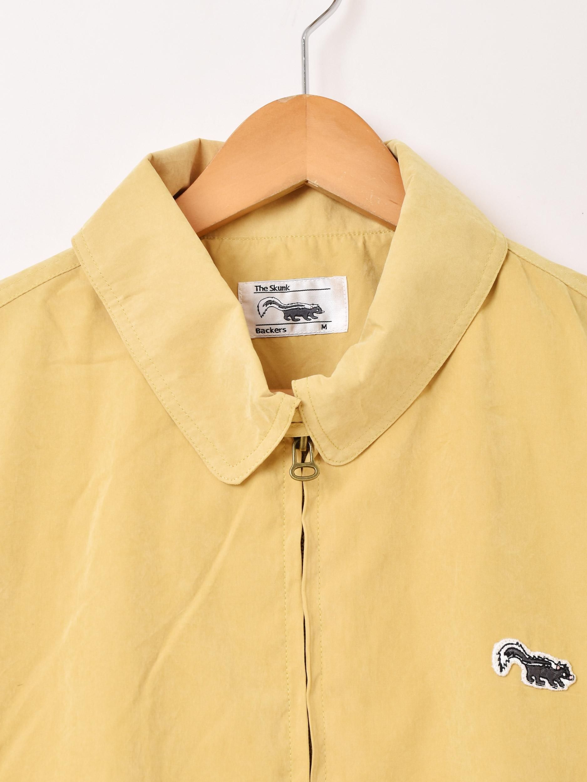 8色展開】「Backers」スカンク ワンポイントジャケット イエロー