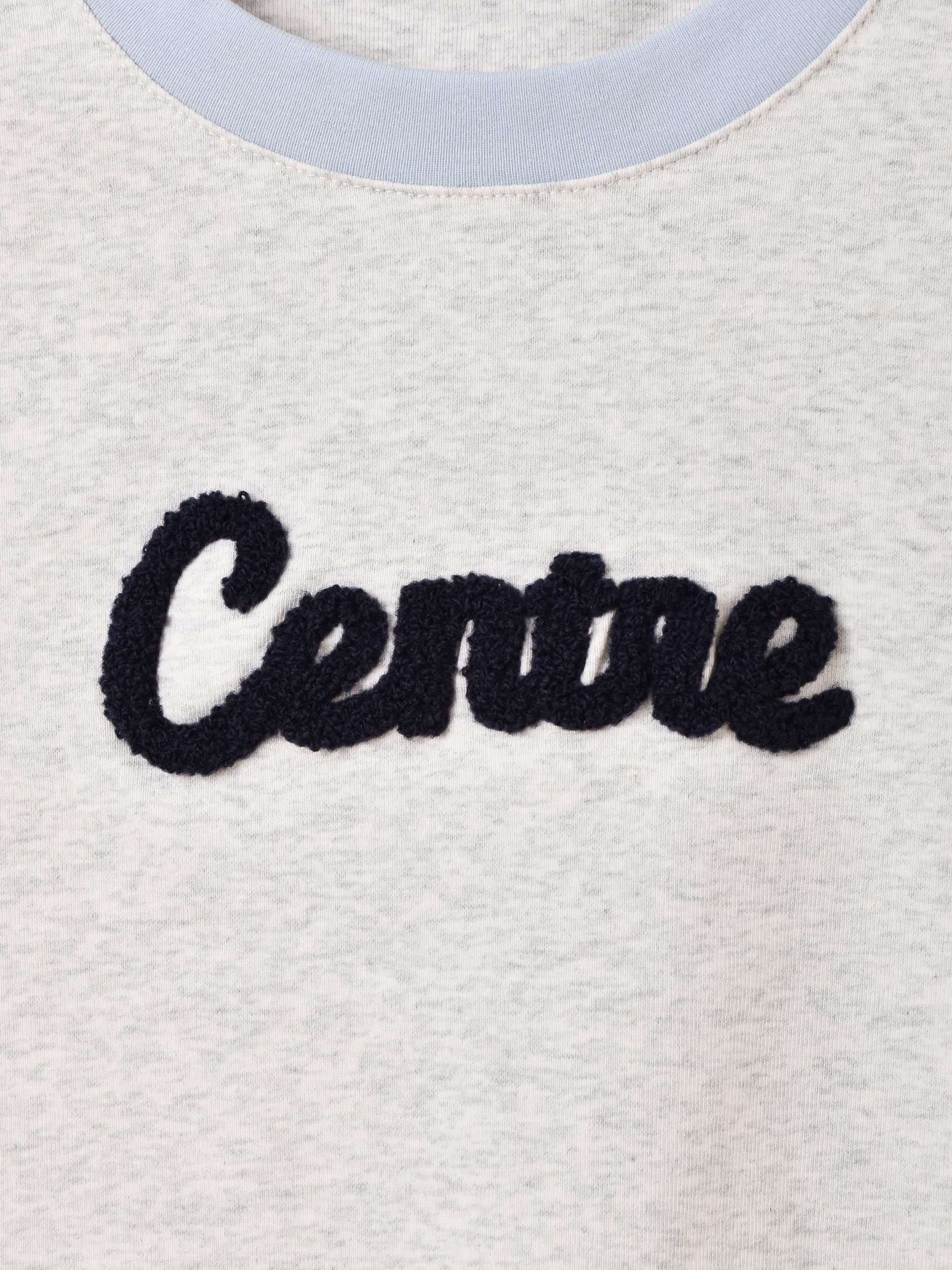 刺繍入りクロップドコットンジャージーTシャツ 24-25 新作 グッチ ライトコットンジャージー Tシャツ コットン