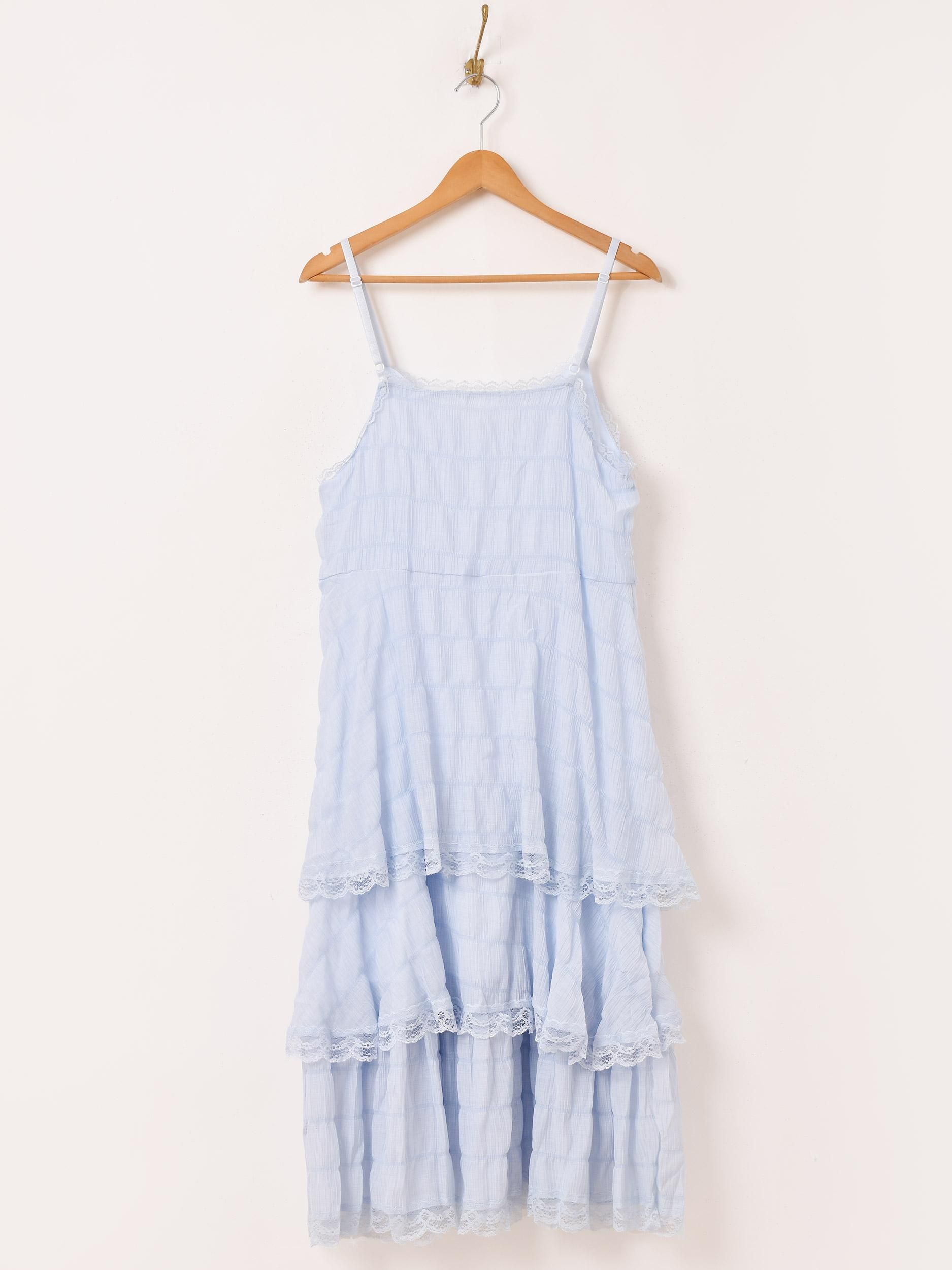 5色展開】「Meridian」ティアード フリル キャミソールワンピース