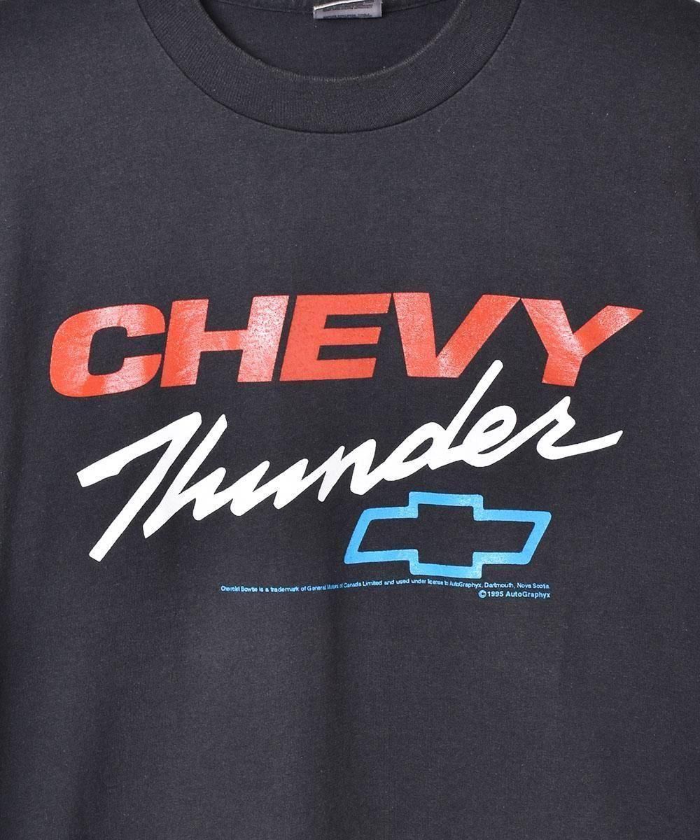 アメリカ製 CHEVY THUNDER プリントTシャツ - 古着屋グレープフルーツ