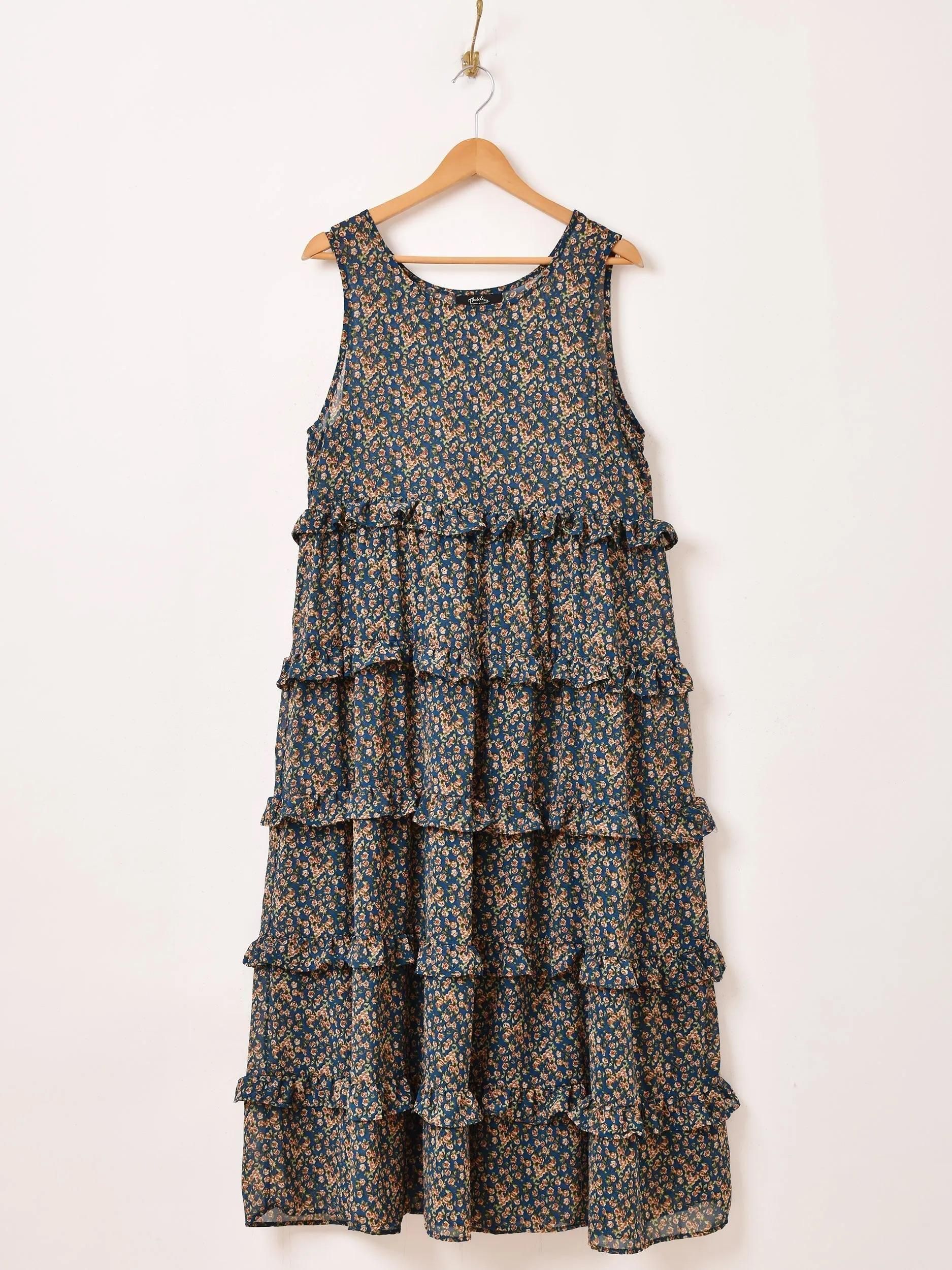 みー　MaxMara 花柄 ノースリーブ ワンピース みー MaxMara 花柄 ノースリーブ ワンピース mo88005_1.jpg