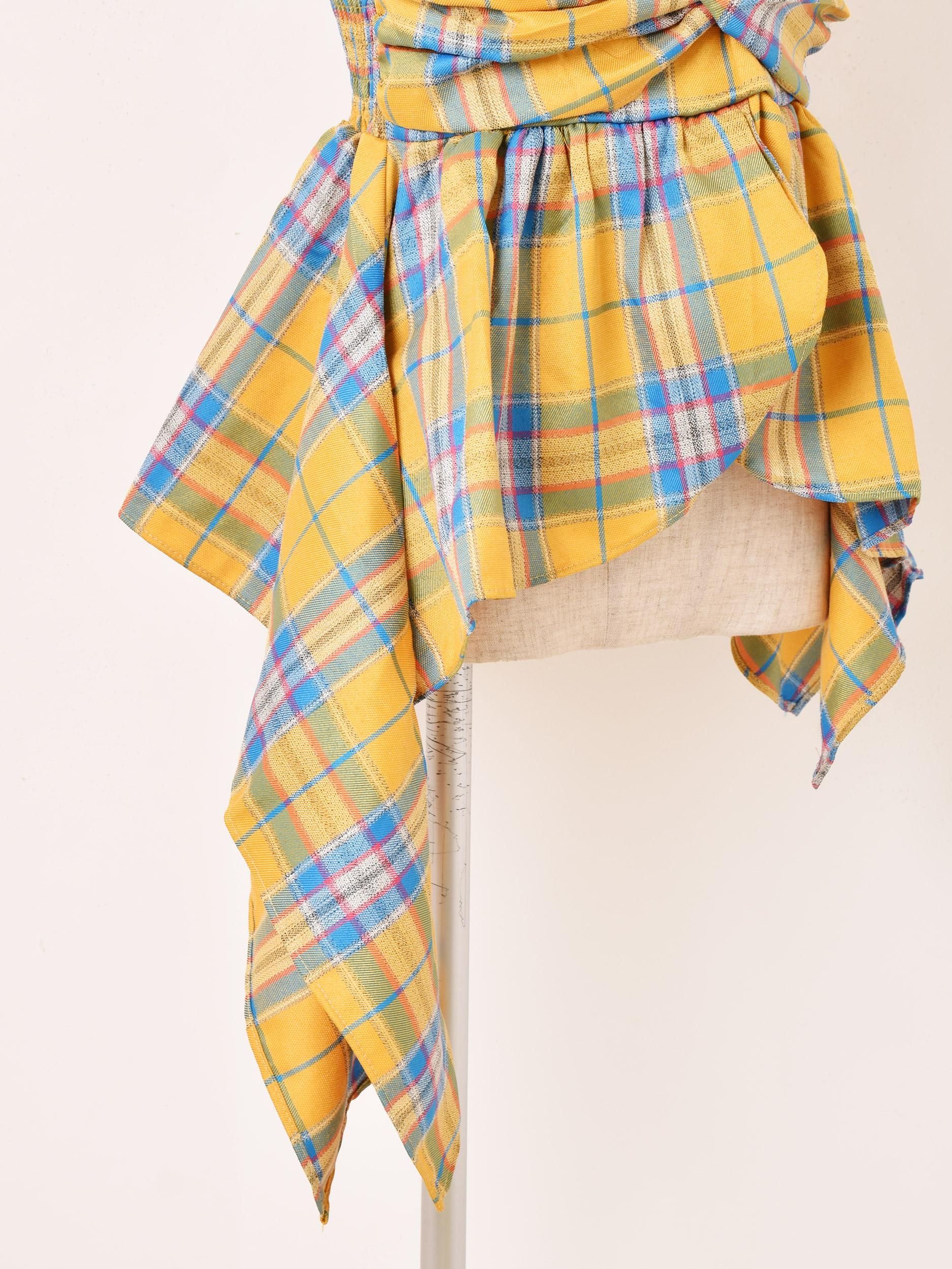 胡麻 イエローチェックセットアップM 楽天市場】チェック（カラーイエロー）（スーツ・セットアップ