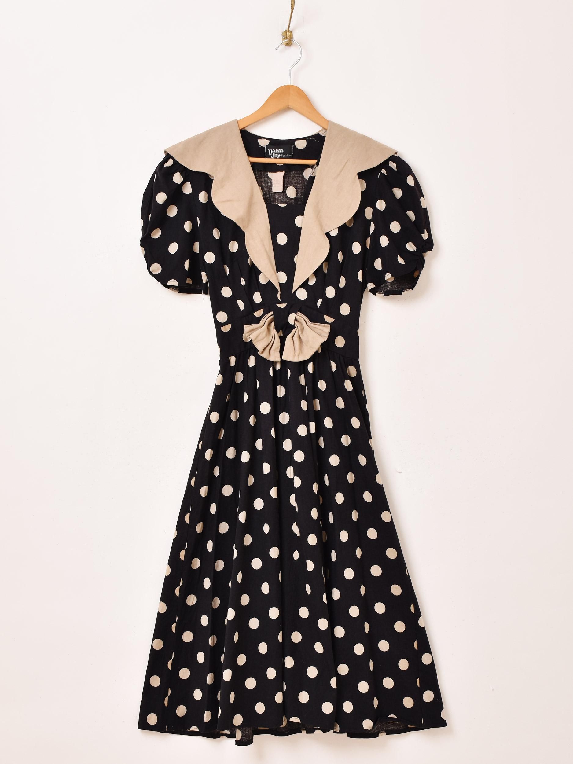80's Nordstrom “town square” 半袖 ワンピース