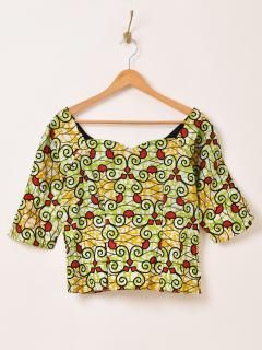 古着 ビンテージ 70s 80s アフリカン 民族 バティック Tシャツ 古着 ビンテージ 70s 80s アフリカン 民族 バティック Tシャツ