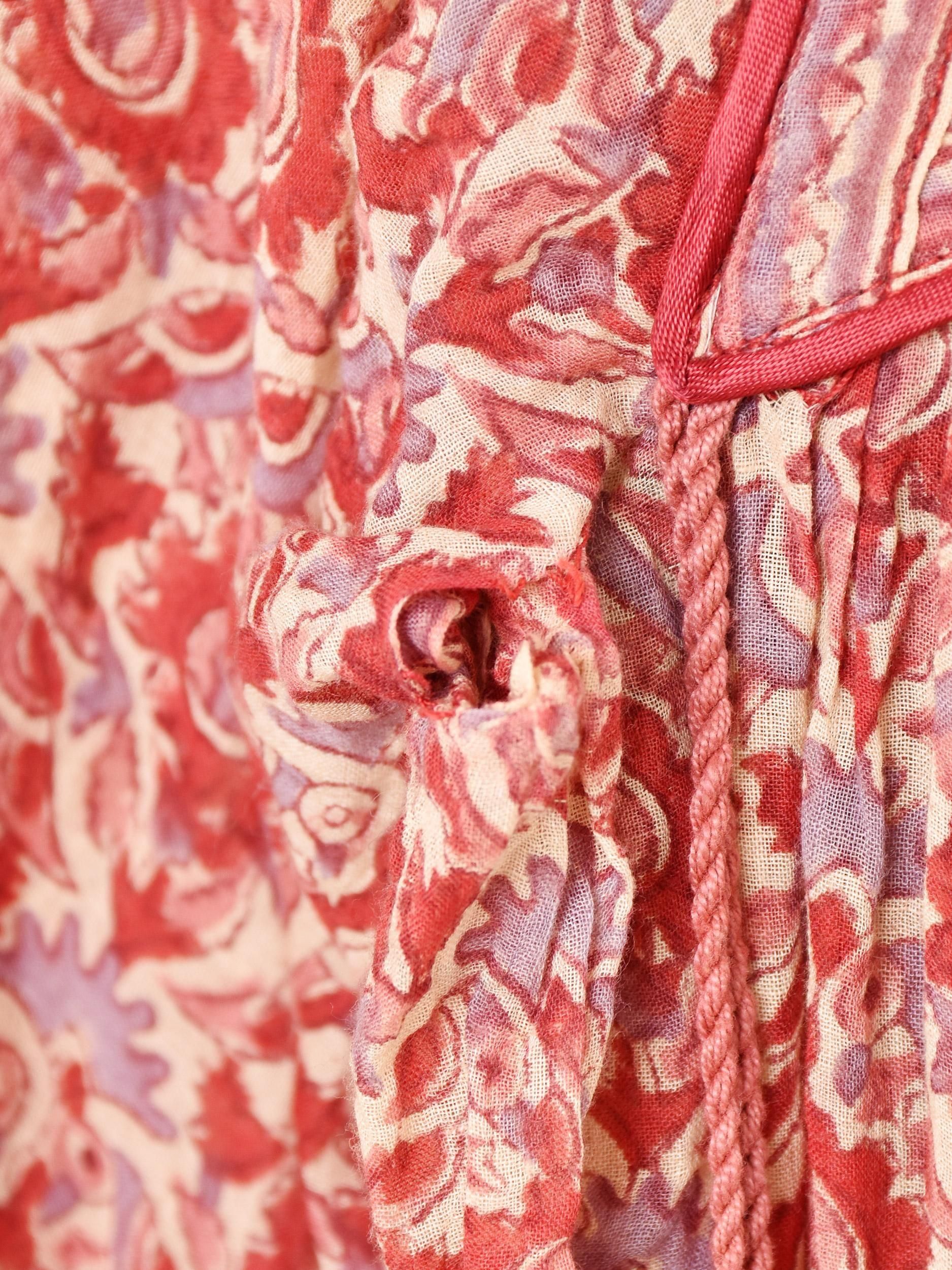 70s PHOOL Indian Cotton Dress インド綿ワンピース