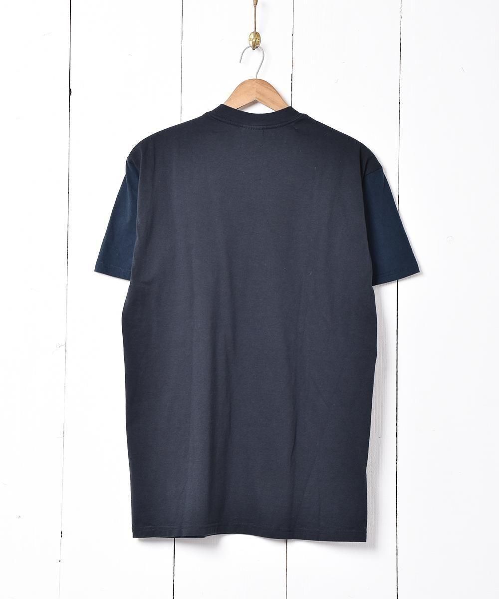 専用 (古着) アメリカ製 スリーブ切り替え イルカ プリントTシャツ - 古着屋