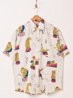 古着リメイク☆個性的☆総柄シャツ×tシャツ☆ Leoz(レオズ) 総柄シャツ | 少しマニアックな古着のセレクト