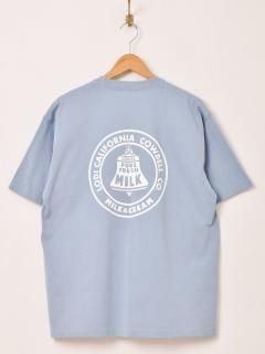 古着【3色展開】両面プリントTシャツ「Cowbell」サックスブルー 古着のネット通販 古着屋グレープフルーツ ムーン