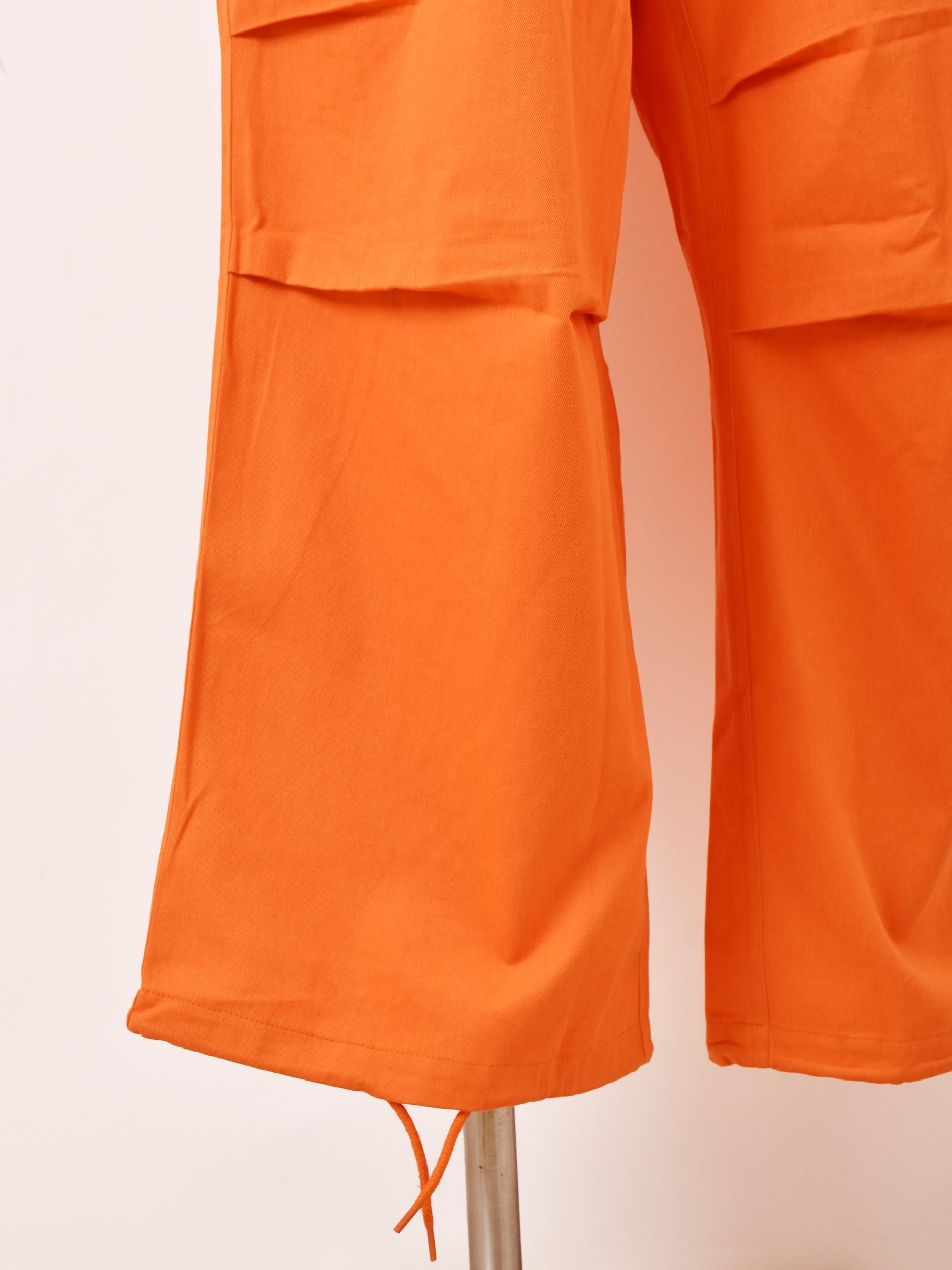 4色展開】「Backers」サスペンダー付き スノーカモパンツ オレンジ