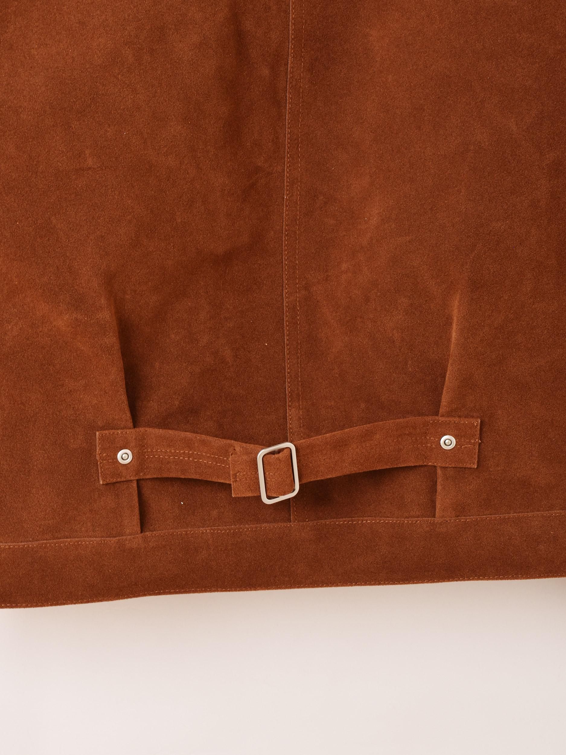 ISSEY MIYAKE スエードジャケット ブラウン 2色展開】「Backers」1stタイプ フェイクスエード ジャケット