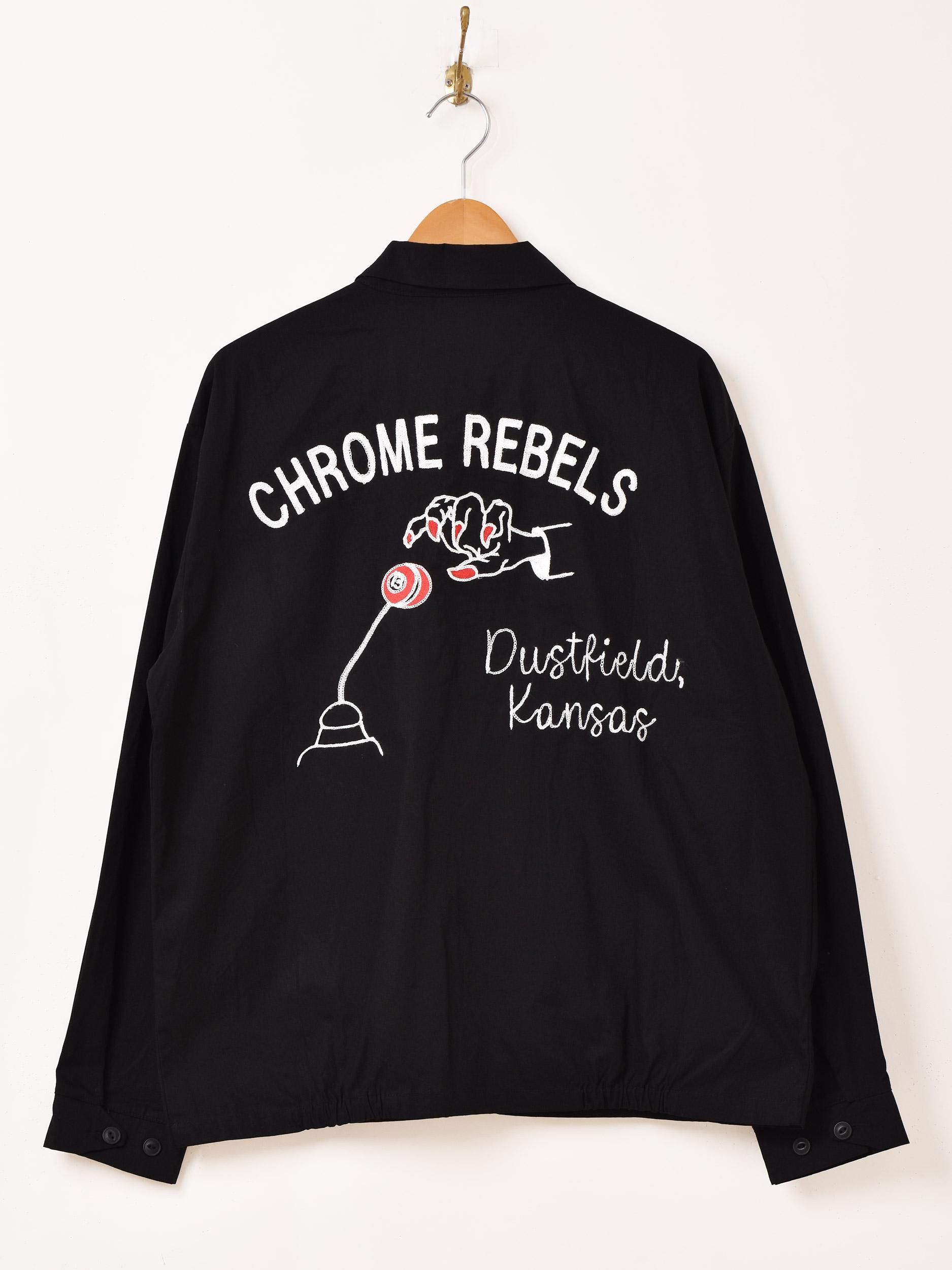 2色展開】「Backers」刺繍入り ドリズラージャケット「CHROME