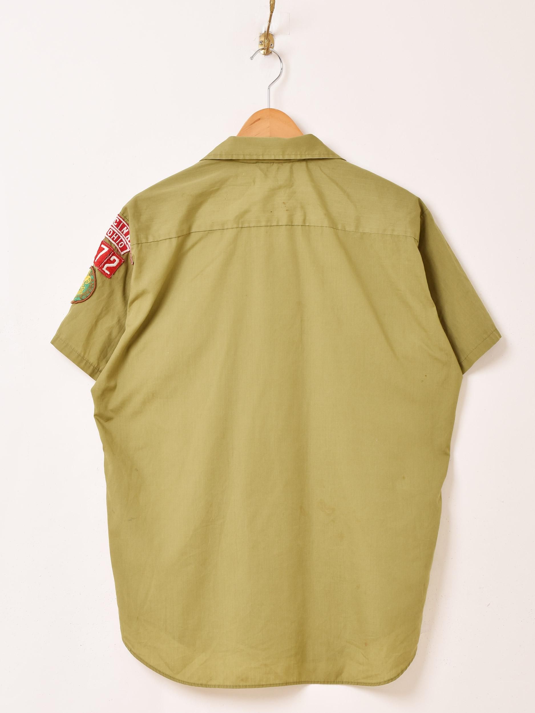 50s USA製 BSA ボーイスカウト ビンテージ 半袖スウェット トレーナー 50s BSA ボーイスカウト CAMP CLARK PORTLAND AREA COUNCIL