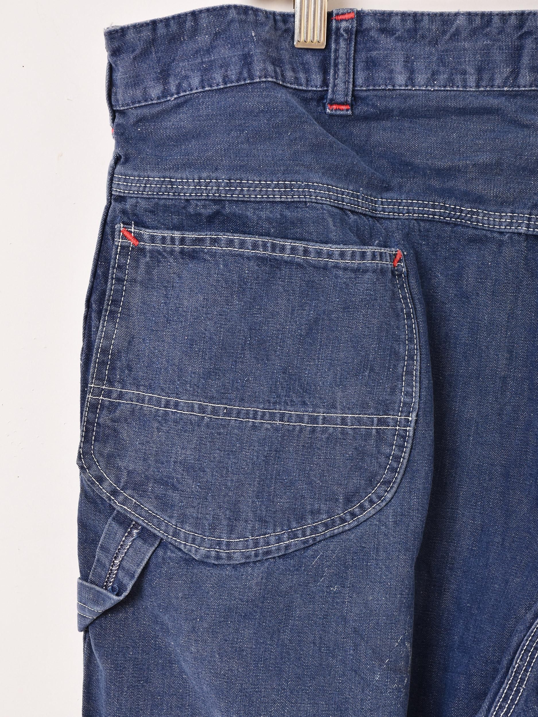 50s～60s ”Powr House” Denim Painter Pants - 古着屋