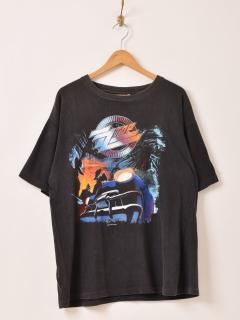 アメリカ古着スポーツTシャツブランド多い USA古着 モータースポーツTシャツ 黒 XL バックプリント