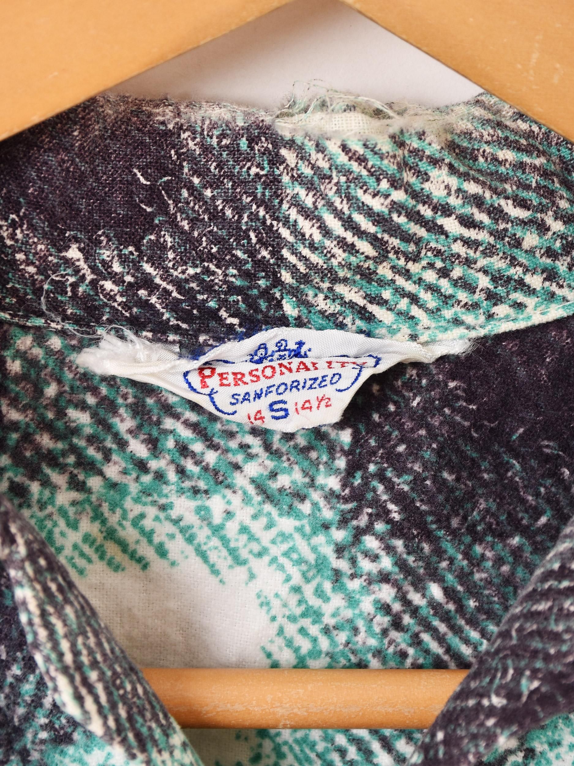 50's60's PERSONALITY Ckeck Flannel Shirtͥ