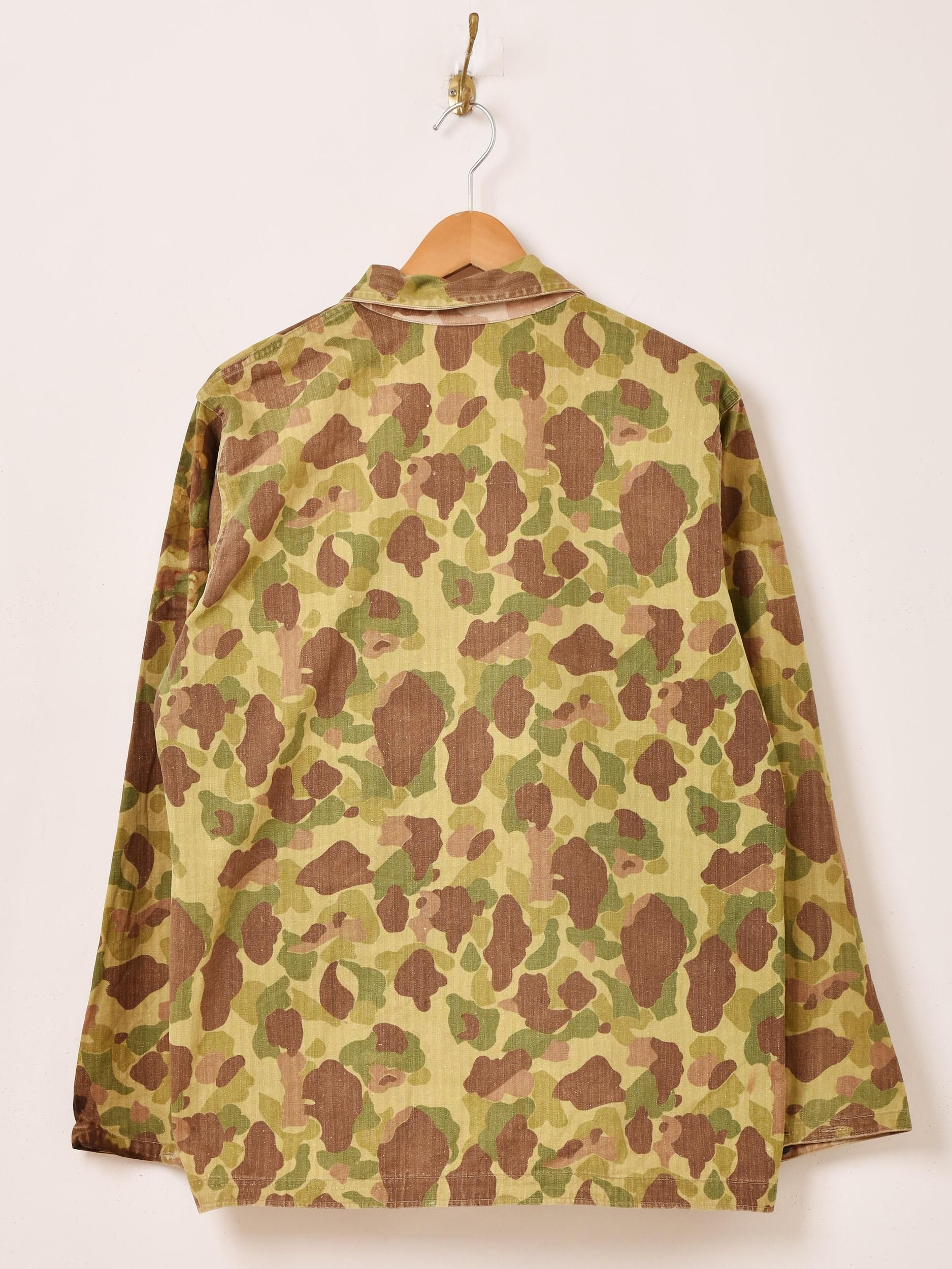 希少 40s 米軍 USMC ダックハンターカモ リバーシブル レイン ポンチョ f73a36a7e80326438e4261e98e0629