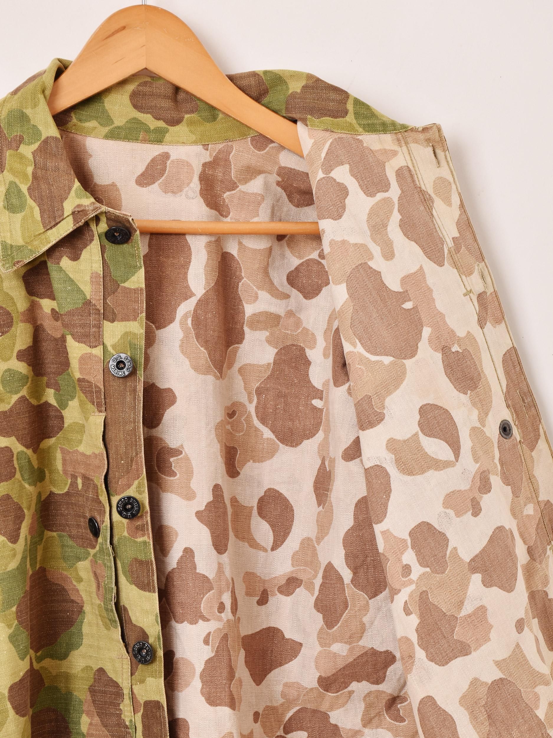 40's アメリカ軍 USMC P-44 ダックハンターカモ柄 リバーシブル