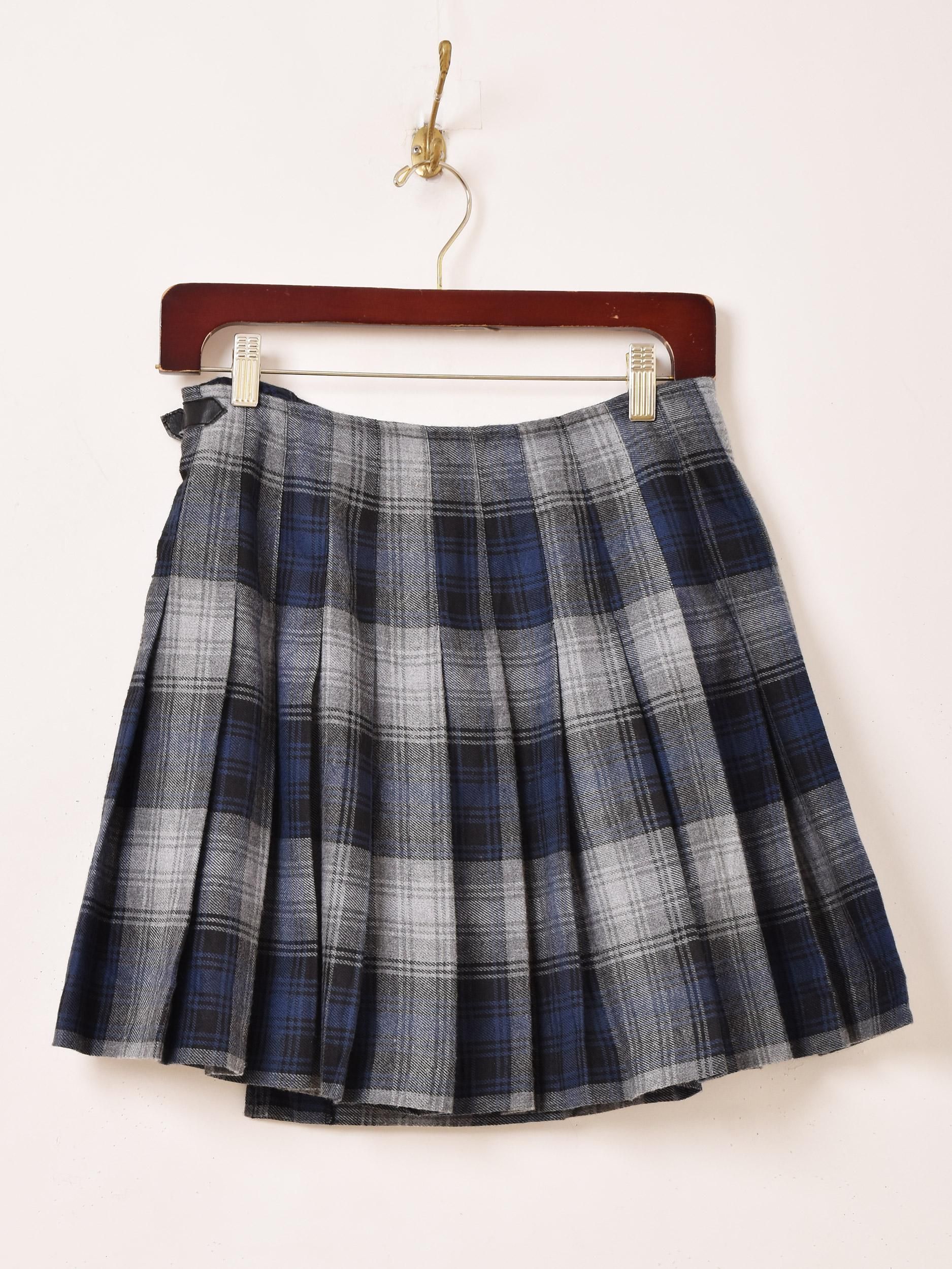 Malymoon ガーリーチェックパンククラッシュメイド ブルー グレー Malymoon ガーリーチェックパンククラッシュメイド ブルー