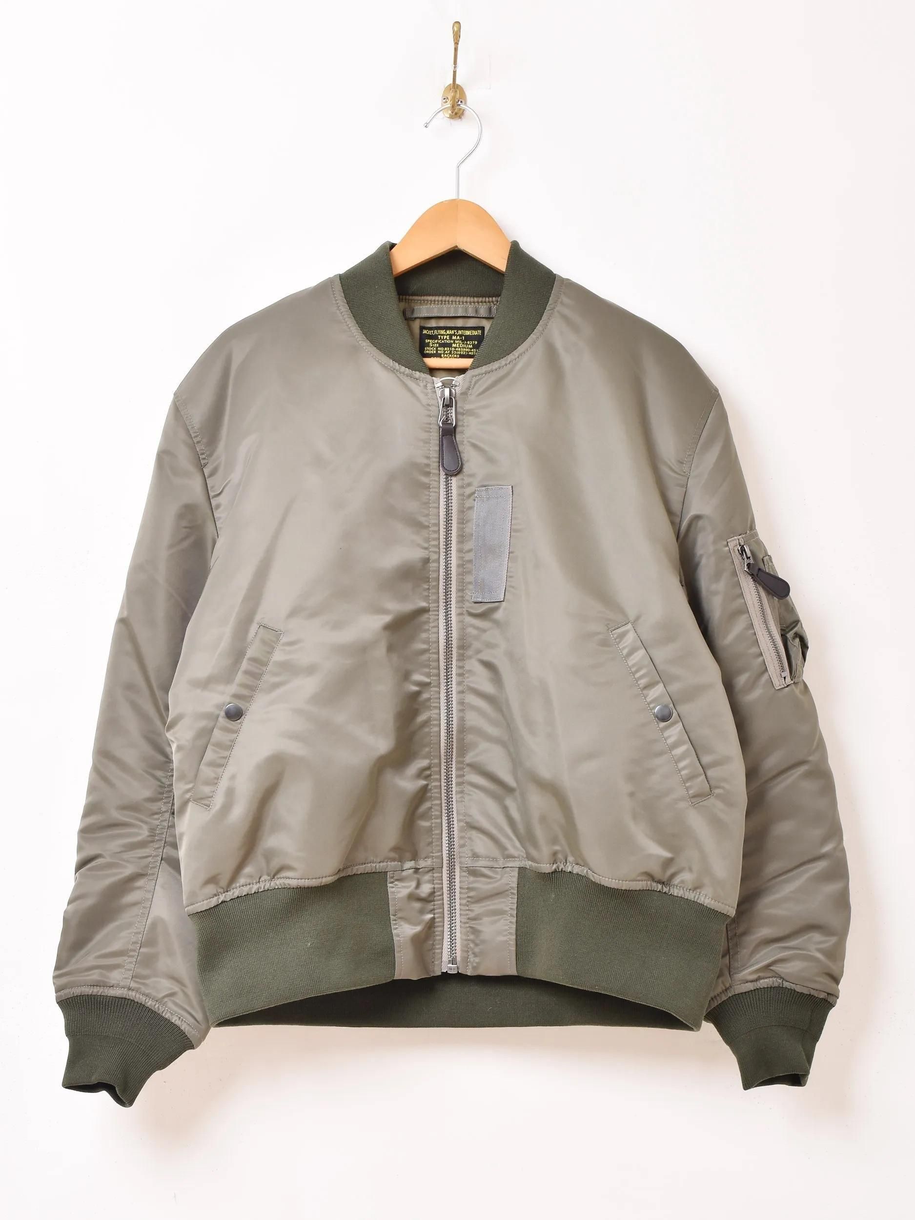 2色展開】「Backers」MA-1 フライトジャケット ブラック - 古着屋