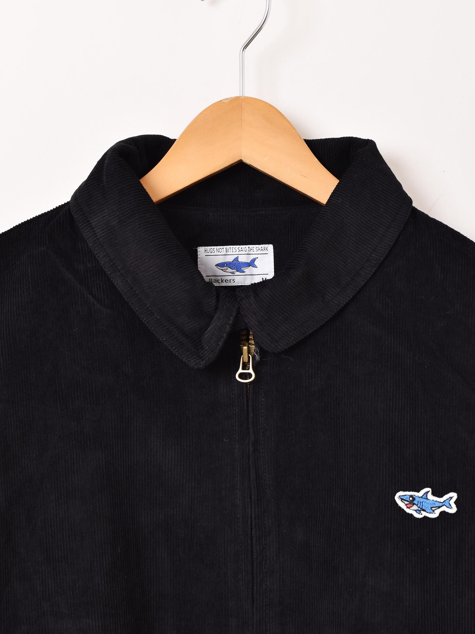 3色展開】「Backers」ワンポイント シャーク コーデュロイジャケット