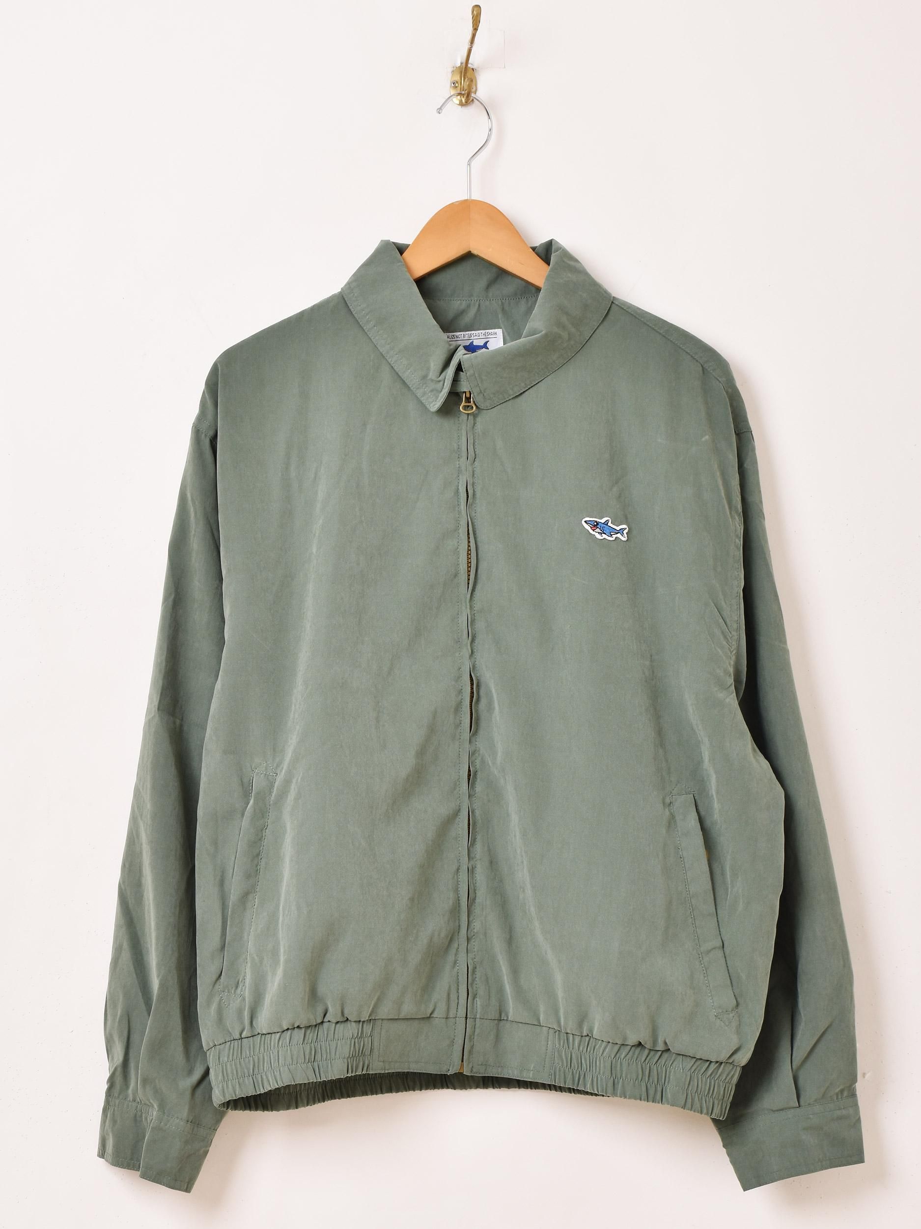 5色展開】「Backers」ワンポイント シャーク ピーチスキンジャケット