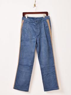 古布　オリジナル　カラフル刺し子たっぷりのダボパンツ 古布 オリジナル カラフル刺し子たっぷりのダボパンツ