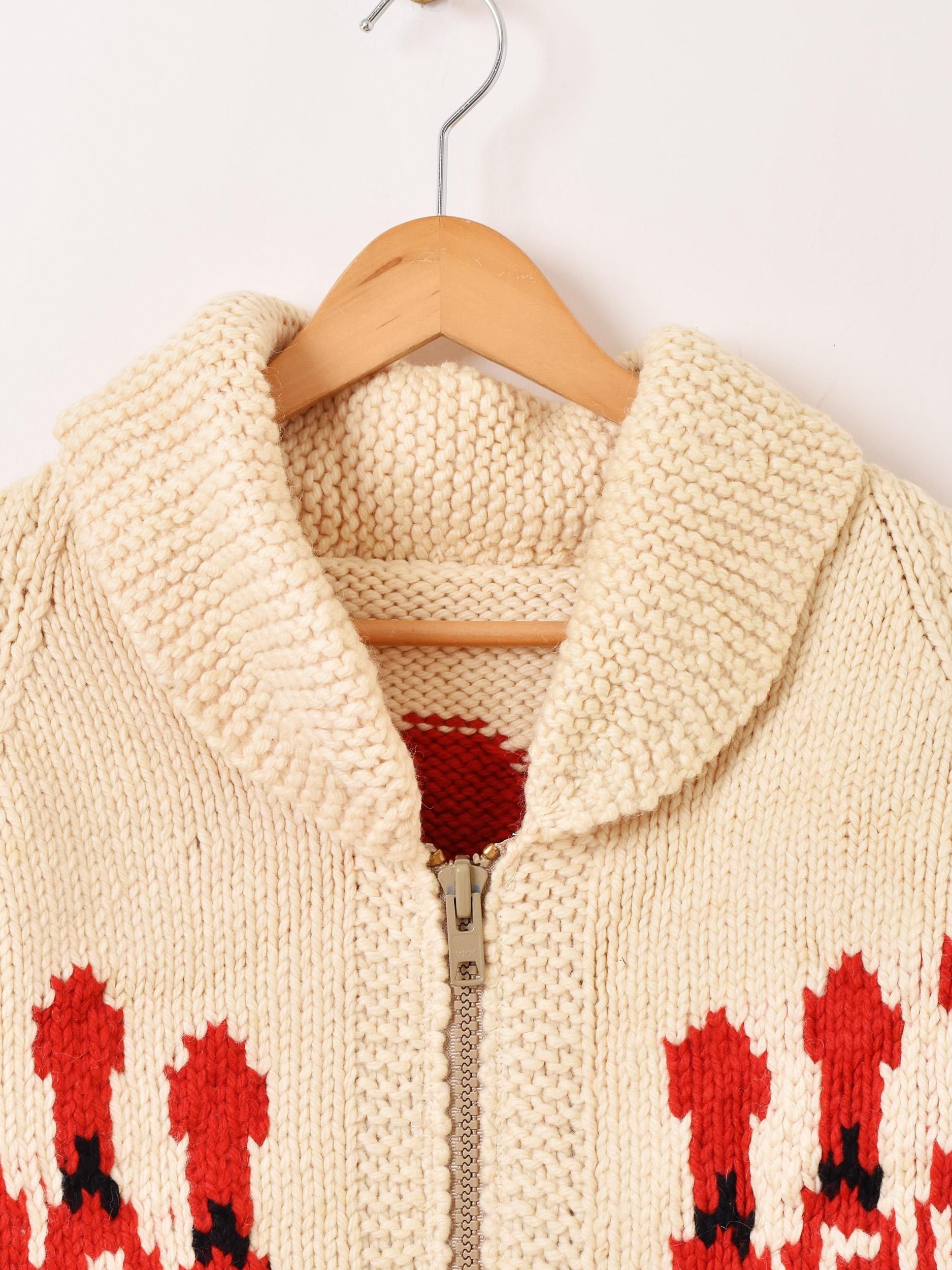 60～70's ボウリング カウチンセーター - 古着屋グレープフルーツ