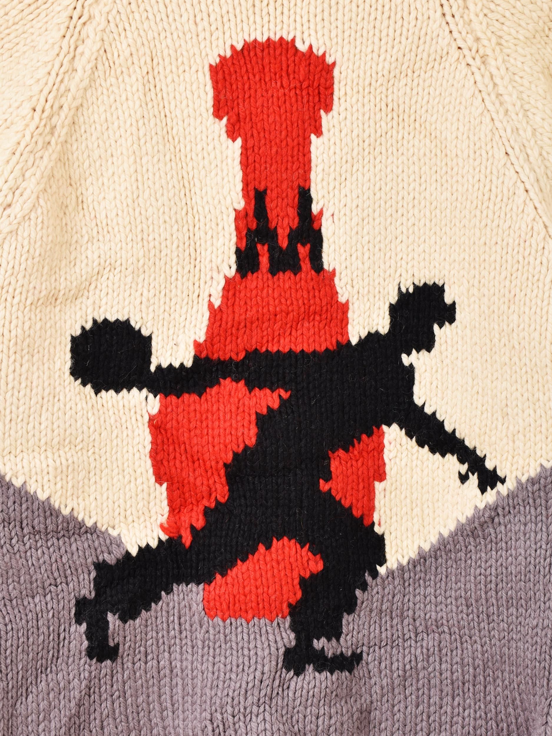 60～70's ボウリング カウチンセーター - 古着屋グレープフルーツ