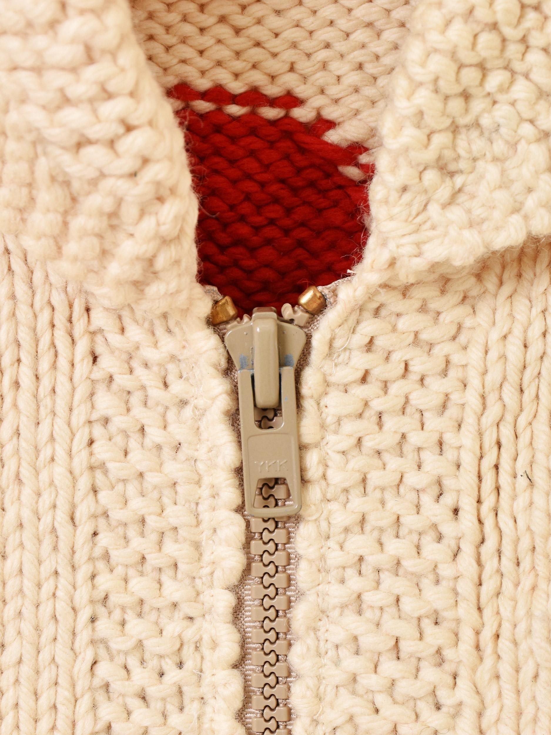 カウチンセーター ボーリング 50s 60s 70s 古着 ヴィンテージ 60～70's ボウリング カウチンセーター - 古着屋グレープフルーツ