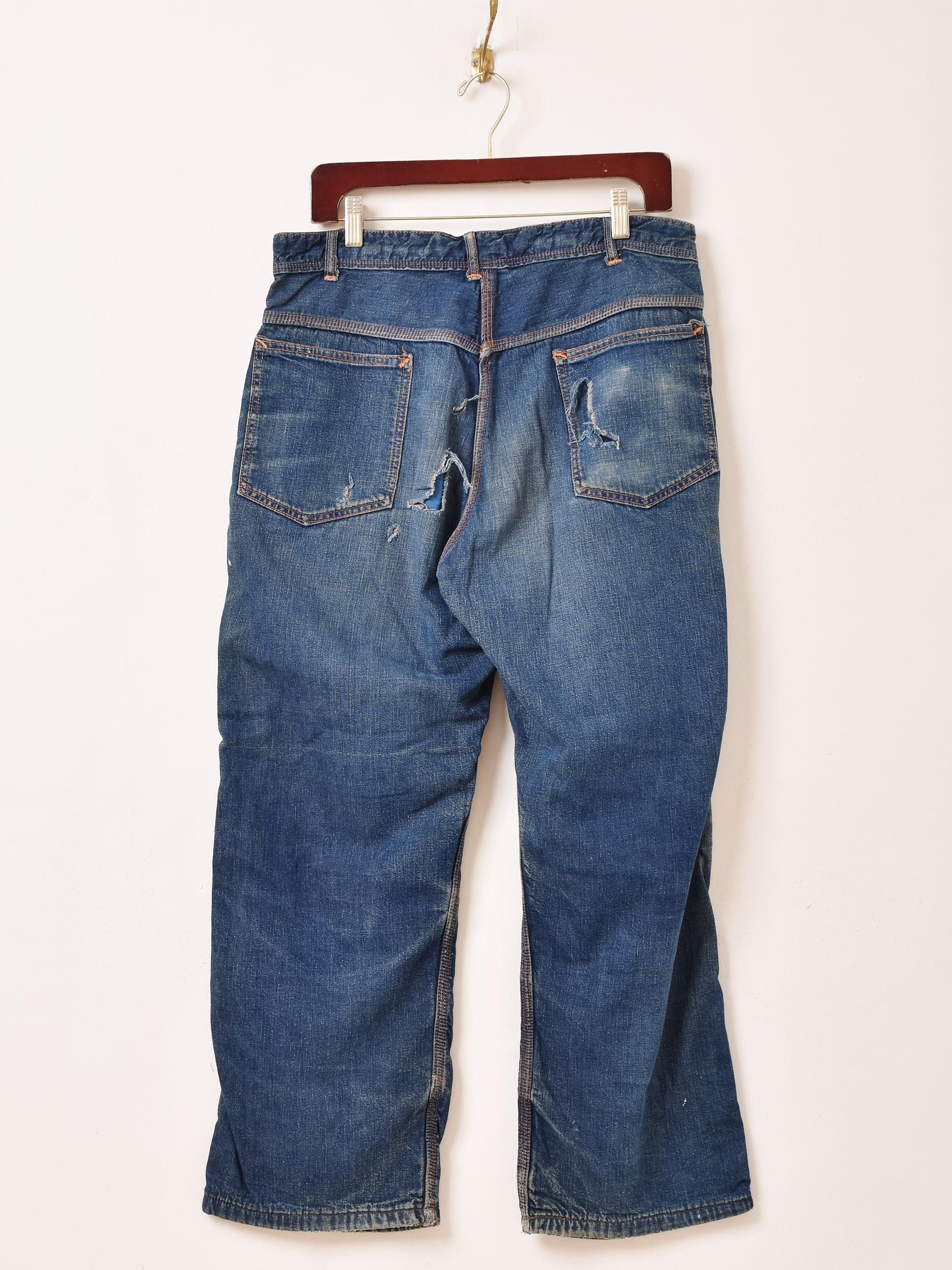50's ”BLUE HORSESHOE BRAND” Denim Painter Pants - 古着屋