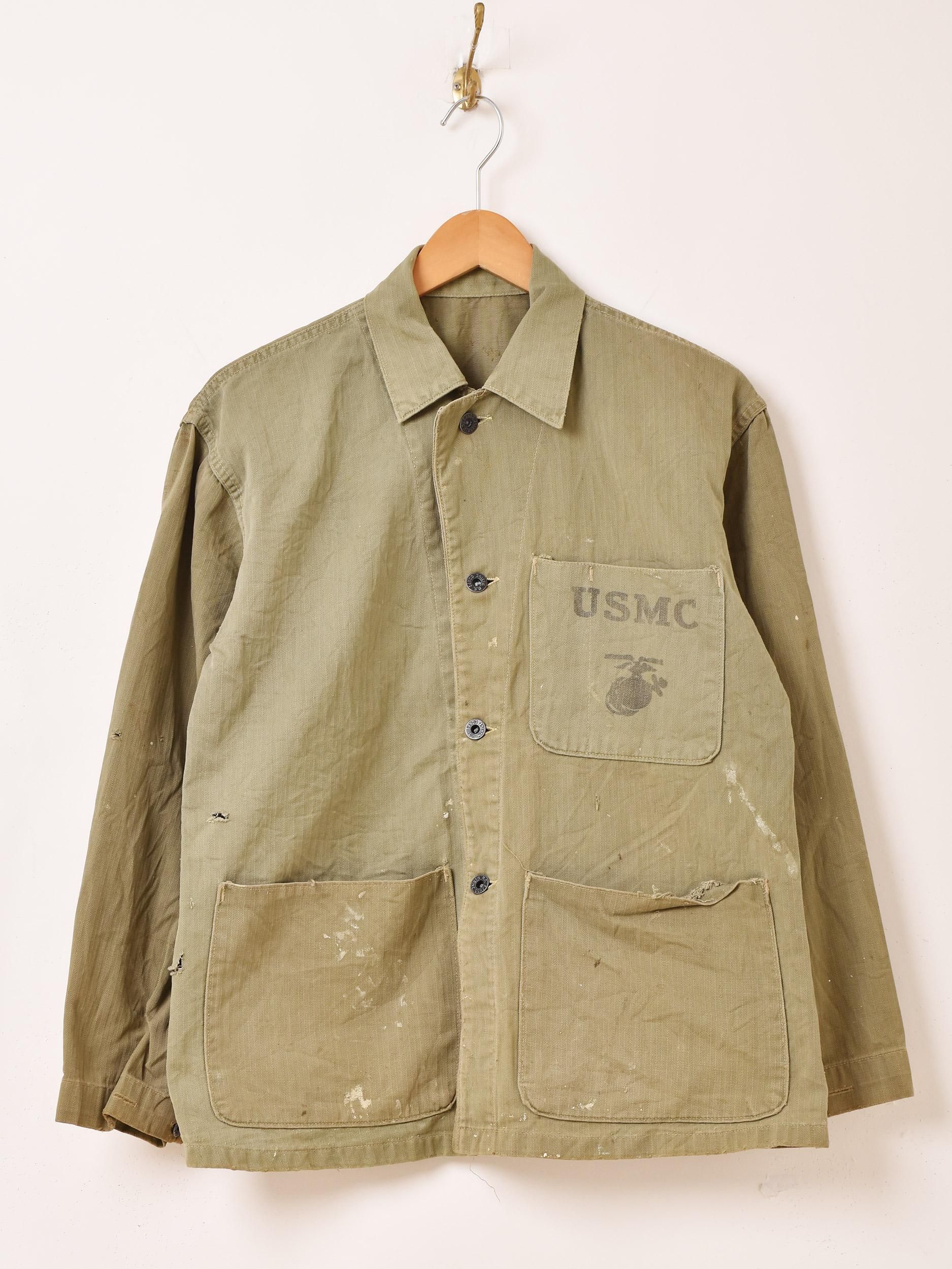 40's USMC P-41 HBT Jacket - 古着屋グレープフルーツ ムーン