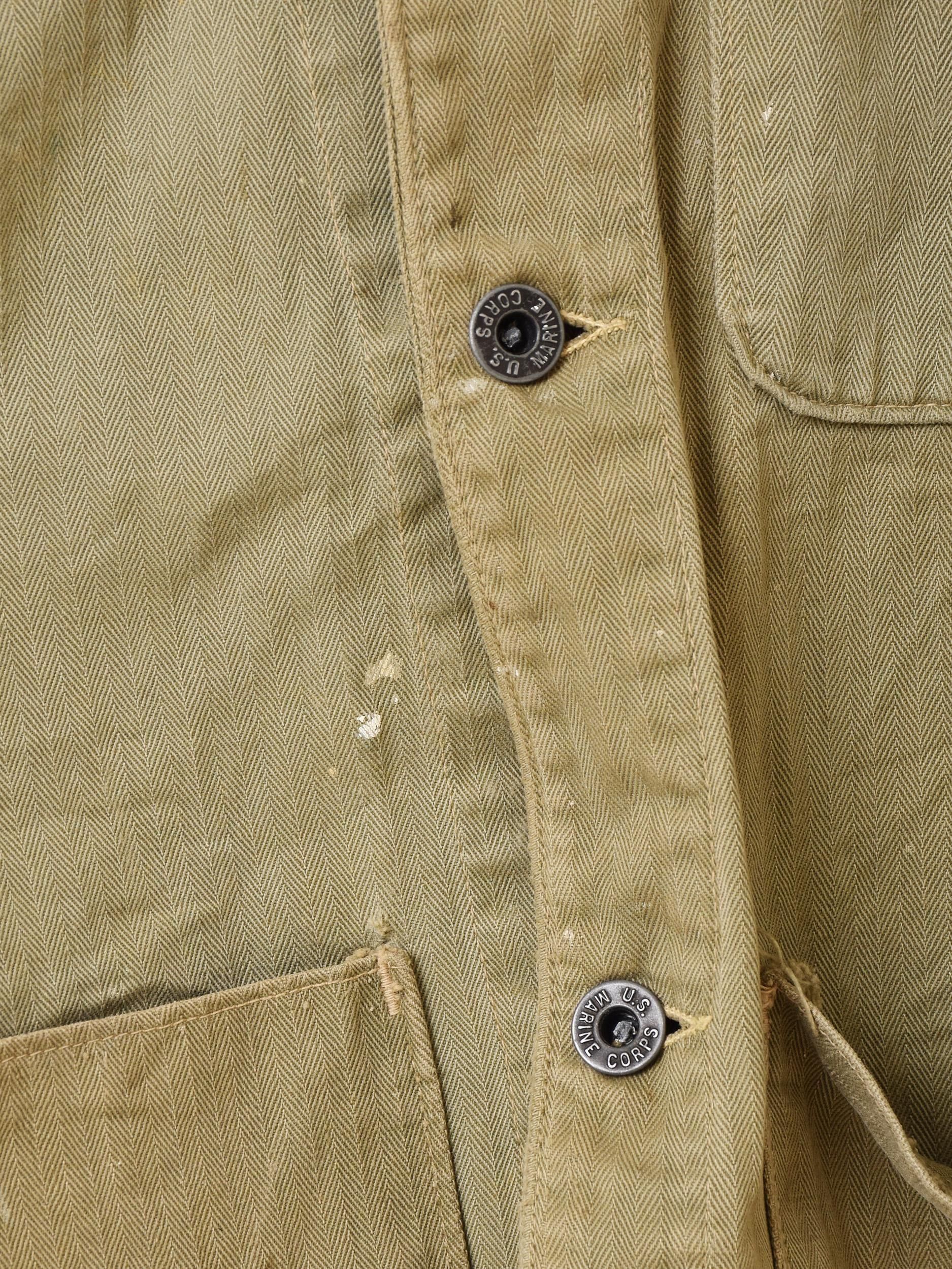 40's USMC P-41 HBT Jacket - 古着屋グレープフルーツ ムーン