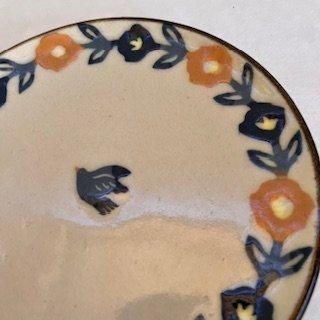 諏佐知子 5寸皿/鳥 - うつわ羊 online shop