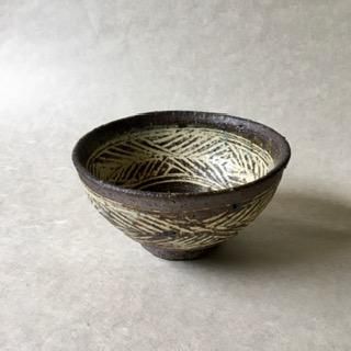 送料無料 福禄堂八田窯八田円斎作 染付煎茶碗10客 本物保証 煎茶