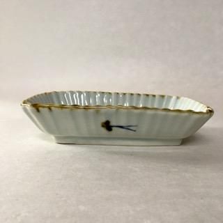 山口利枝 市松文しのぎ長角皿 - うつわ羊 online shop