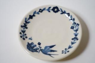 【縁 】諏佐知子 8.5寸皿 諏佐知子 | 八寸皿 花と鳥と蝶 - コハルアン