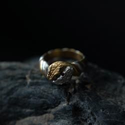 мإδ / silver  gold (plated)combination