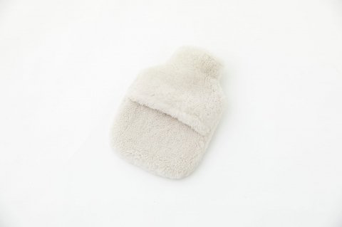 HOT WATER<br>BOTTLE COVER<br>＜IVORY <br>-UKCURLY＞
