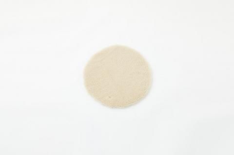 SEATPAD<br>CIRCULAR<br>CREAM <br>(MOON LIGHT)- <br>UKCURLY