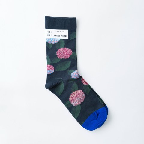 Middle Socks/GR101-hydrangea night