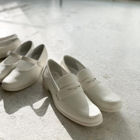 TRAVEL SHOES by chausser　ホワイト　サイズ37　23.5 返品送料無料】ショセ トラベルシューズ TRAVEL SHOES by